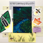 Full lay down of July's print club