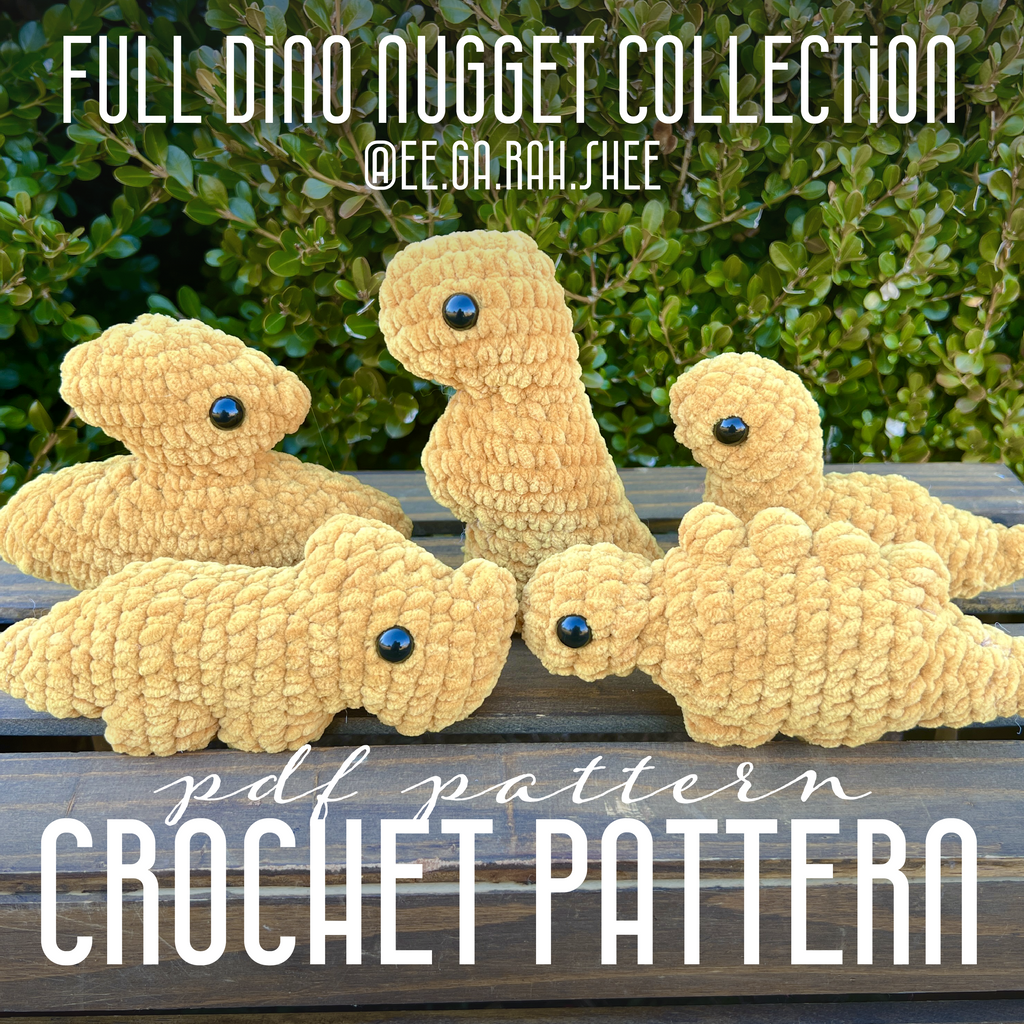 The Complete Dino Nugget Crochet Patterns