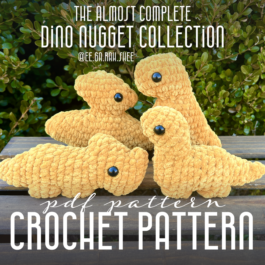 The Complete Dino Nugget Crochet Patterns